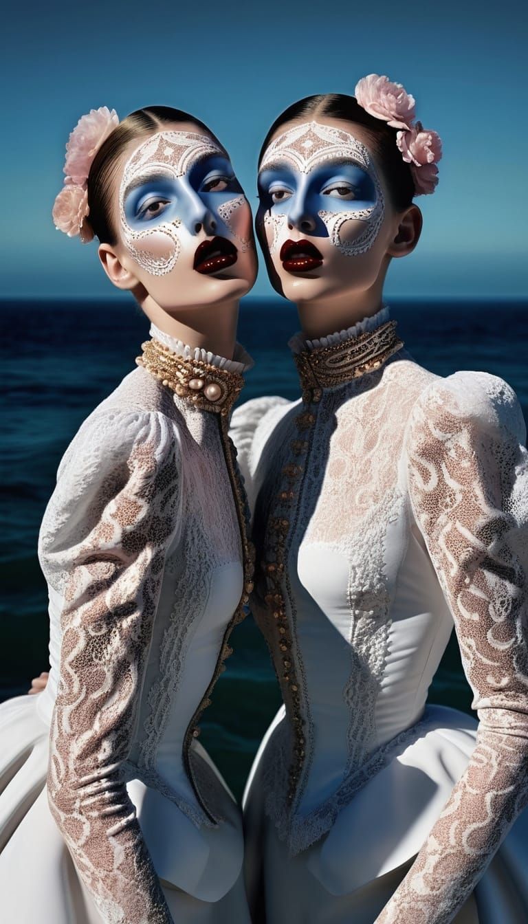 Baroque Androgynes Dancing with Fractal Eyes