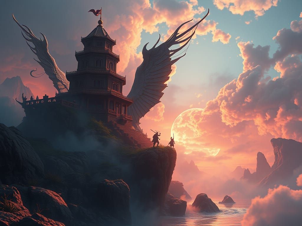 Dreams Without Borders: Fantastical Matte Painting