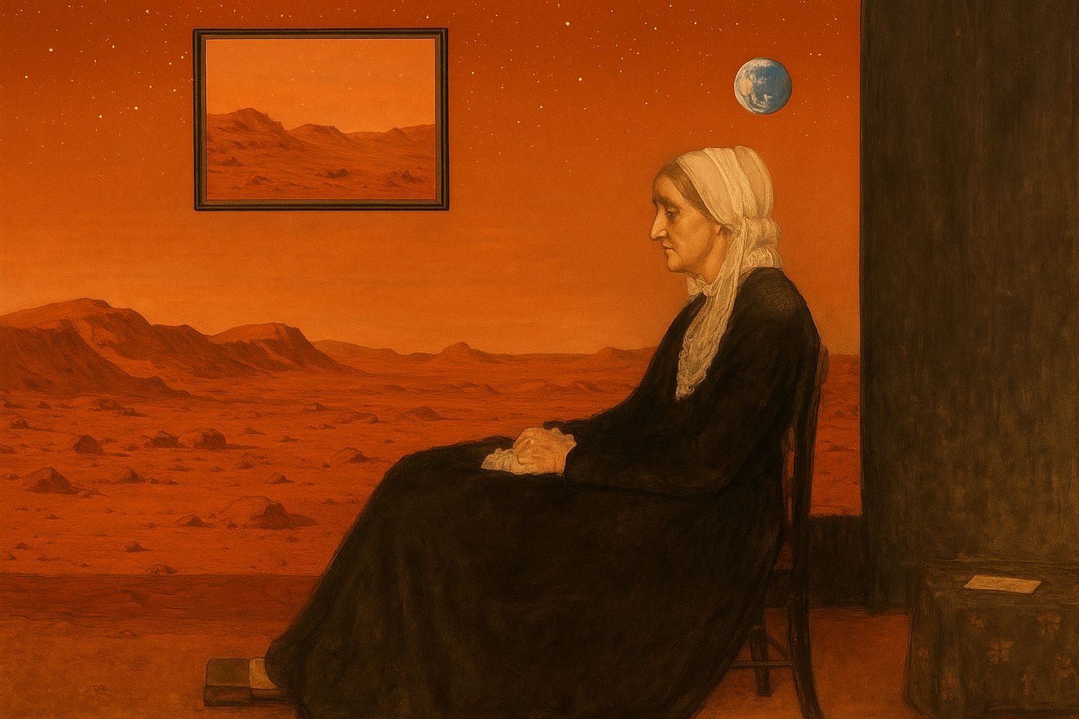Whistler's Mother on Mars: Tonalist Style