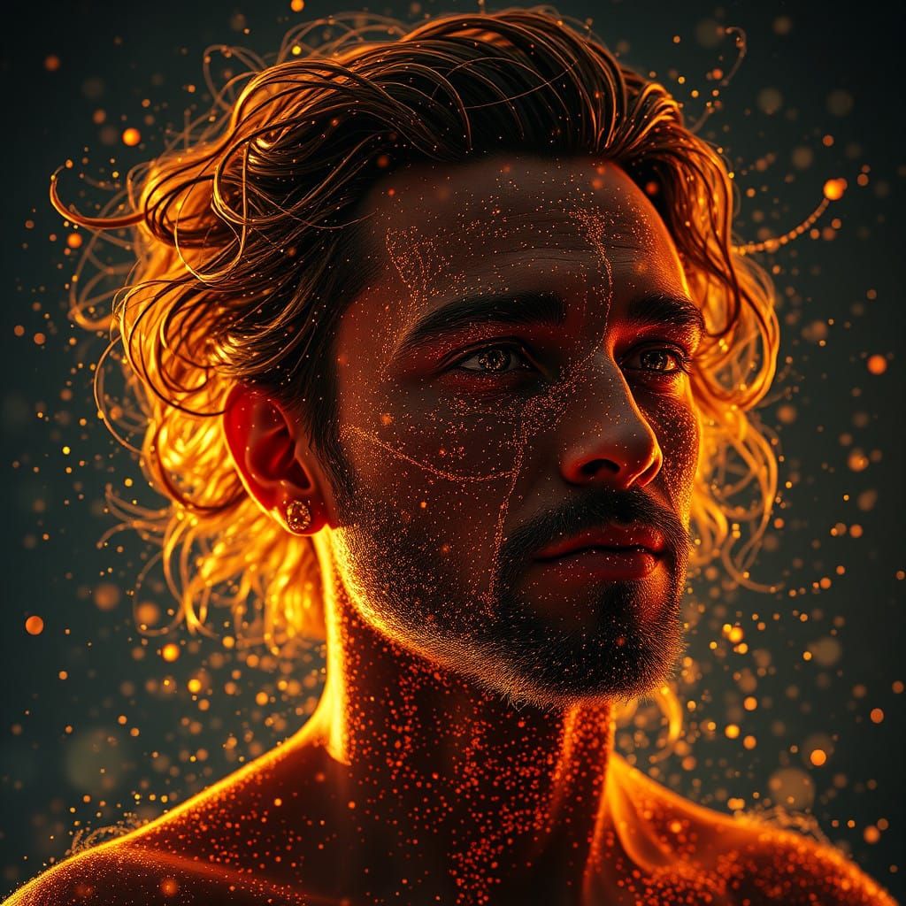 Intense Moral Code Reactions in a Whirlwind of Golden Colors