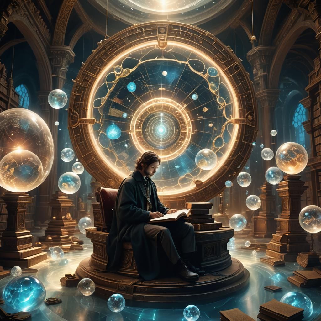 Time Traveler in a Mystical Sanctuary