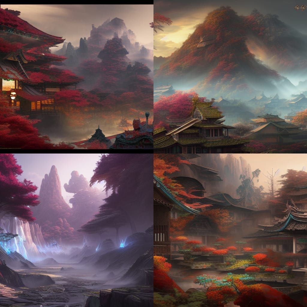 Genshin Impact Fantasy Concept Art in 8k
