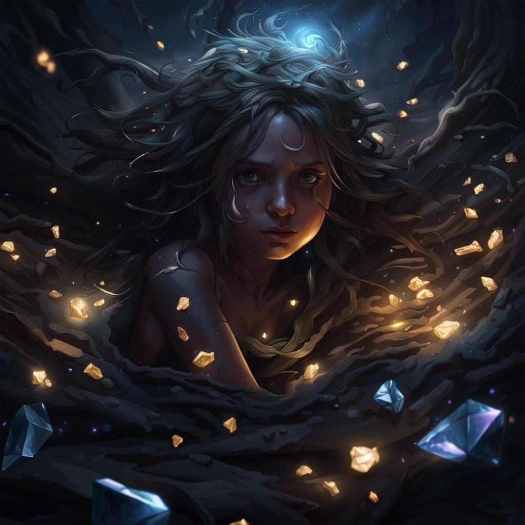 Night Diamonds: Dark Fantasy Art in Volumetric Lighting