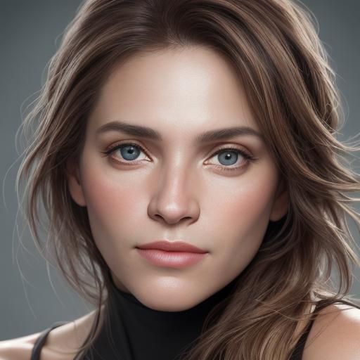 Professional Close-Up Portrait with Bokeh