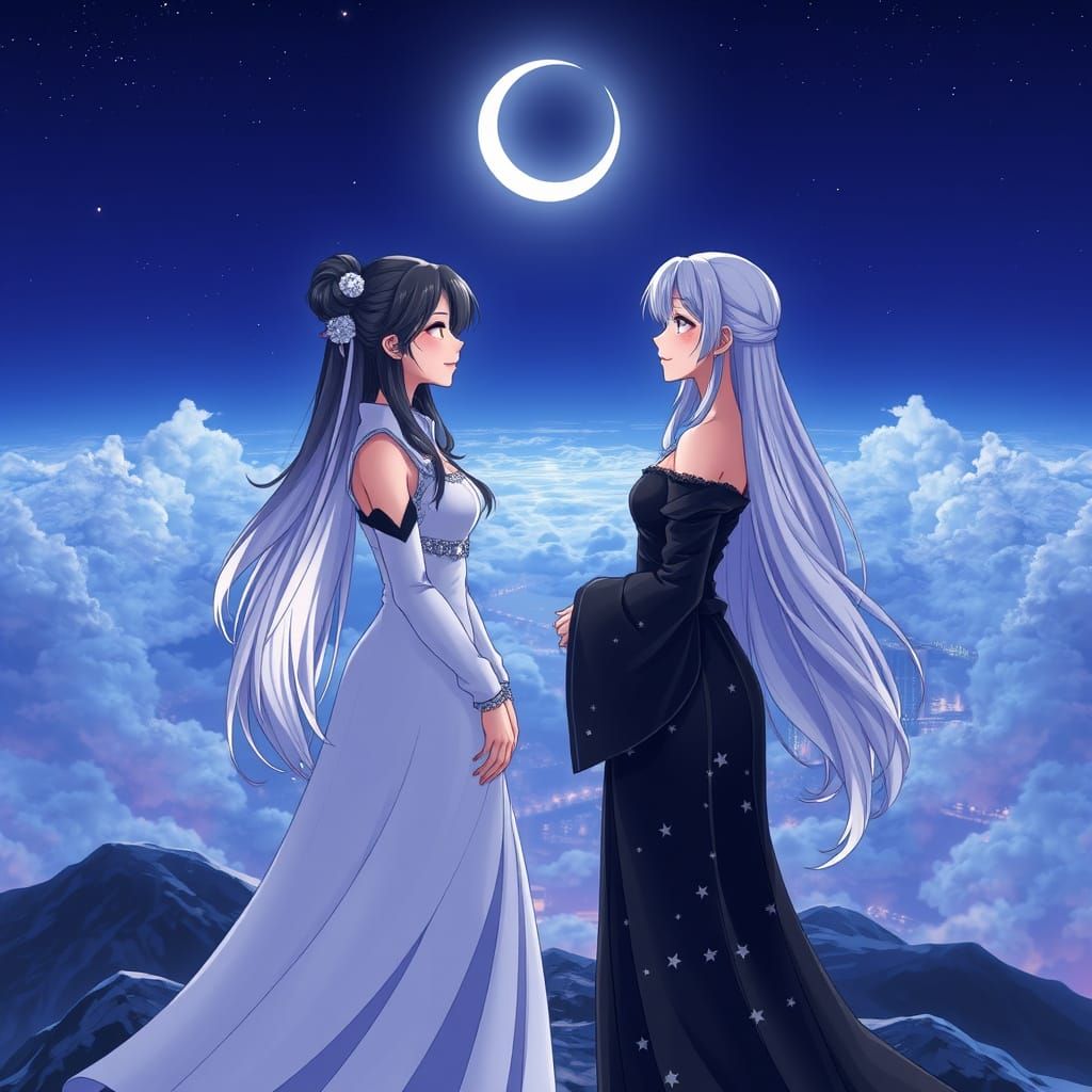 Moonlight & Starlight: Two Women Meet on Mountain