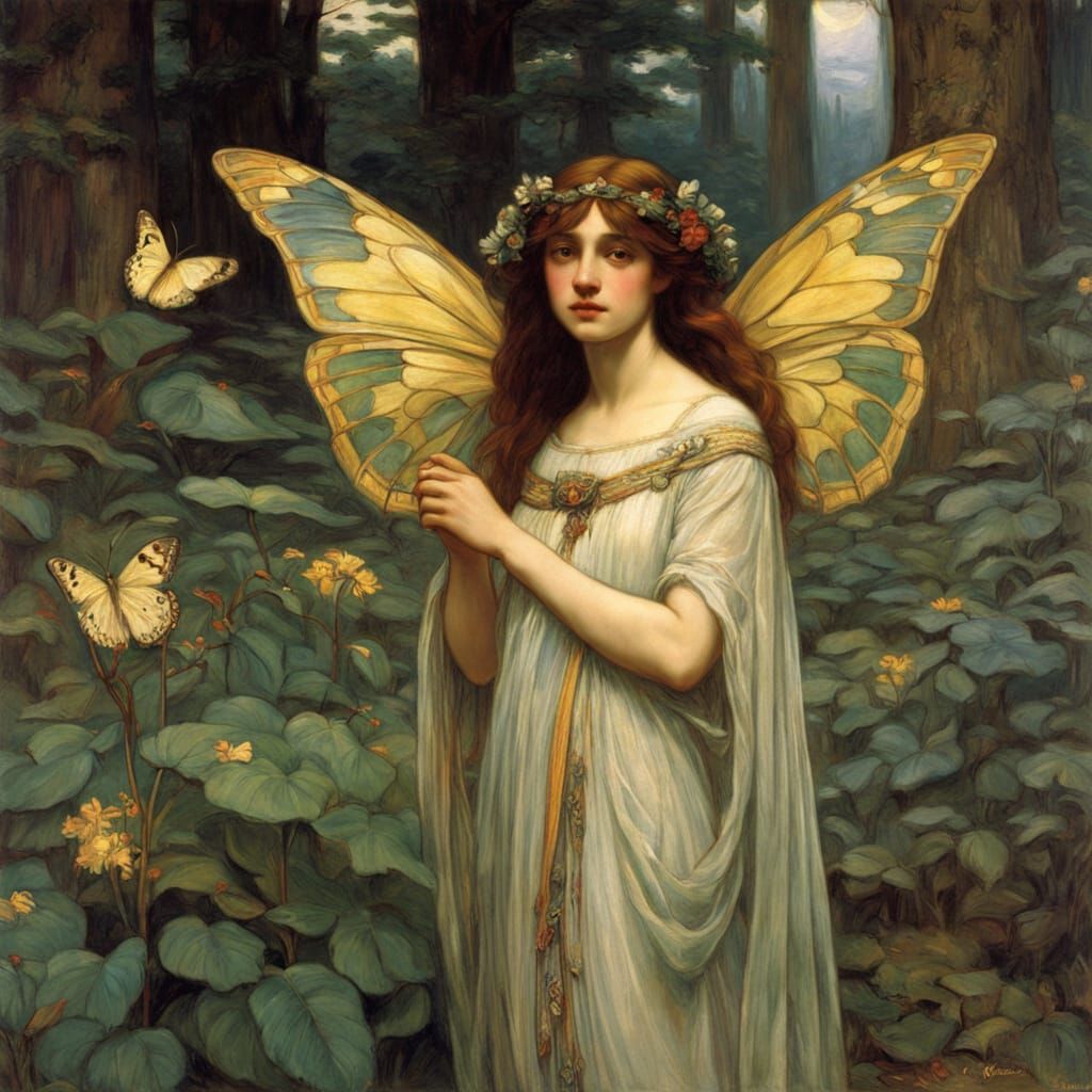 Regal Fairy Queen in Enchanted Forest