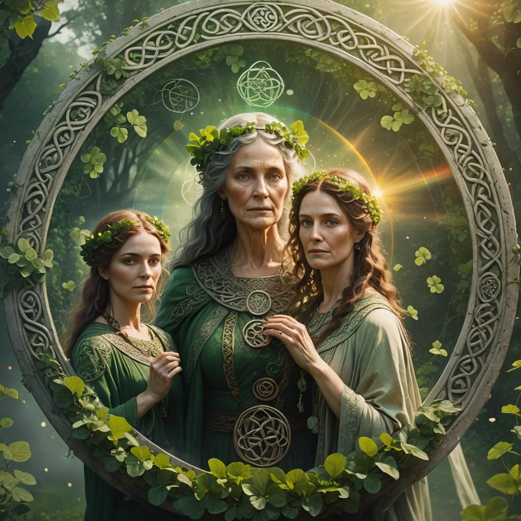 Celtic maiden mother crone