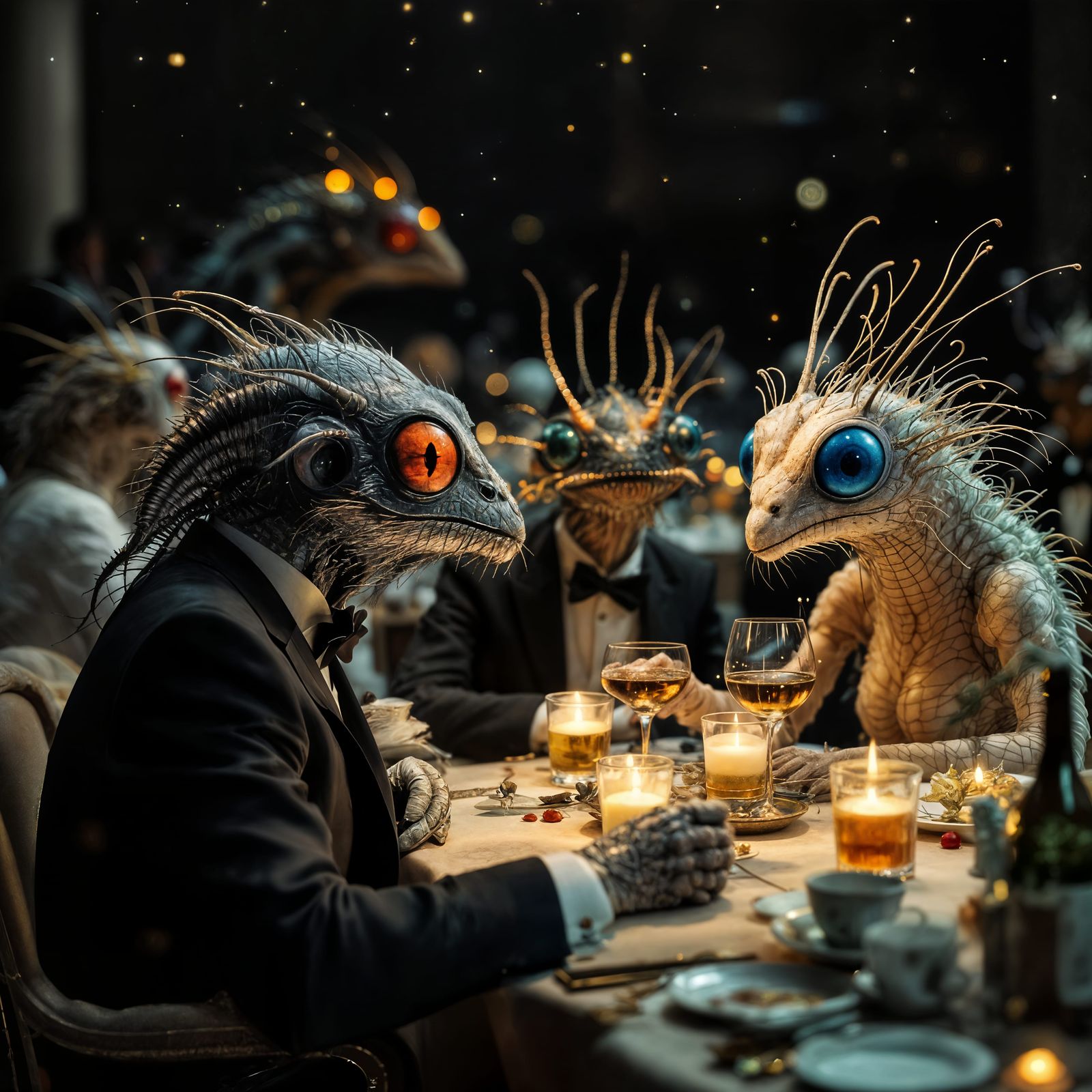 pssst dude! blonde fly across the board - snap out of it!