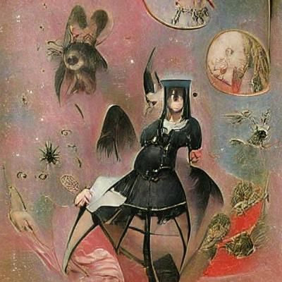Victorian Goth Comic Book Art
