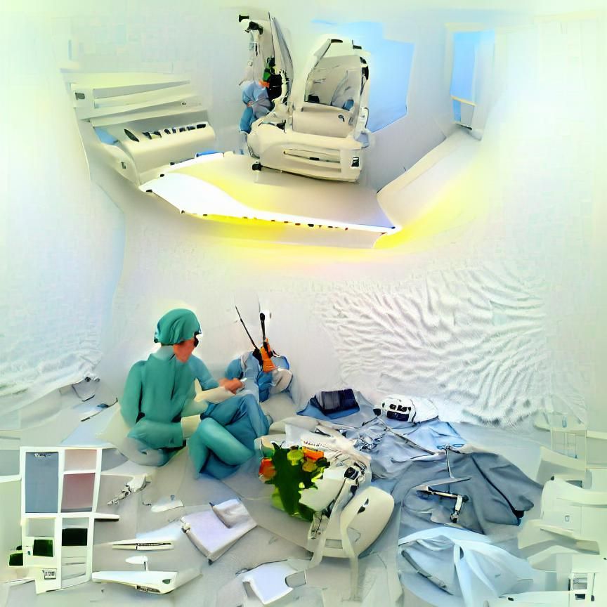 Sterile Surgical Room in Bright White