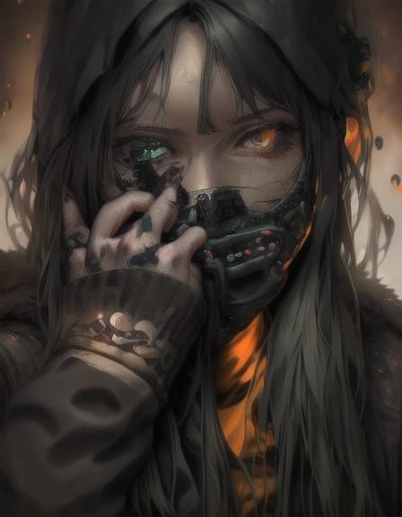 Hyperrealistic Splash Art of Detailed Character