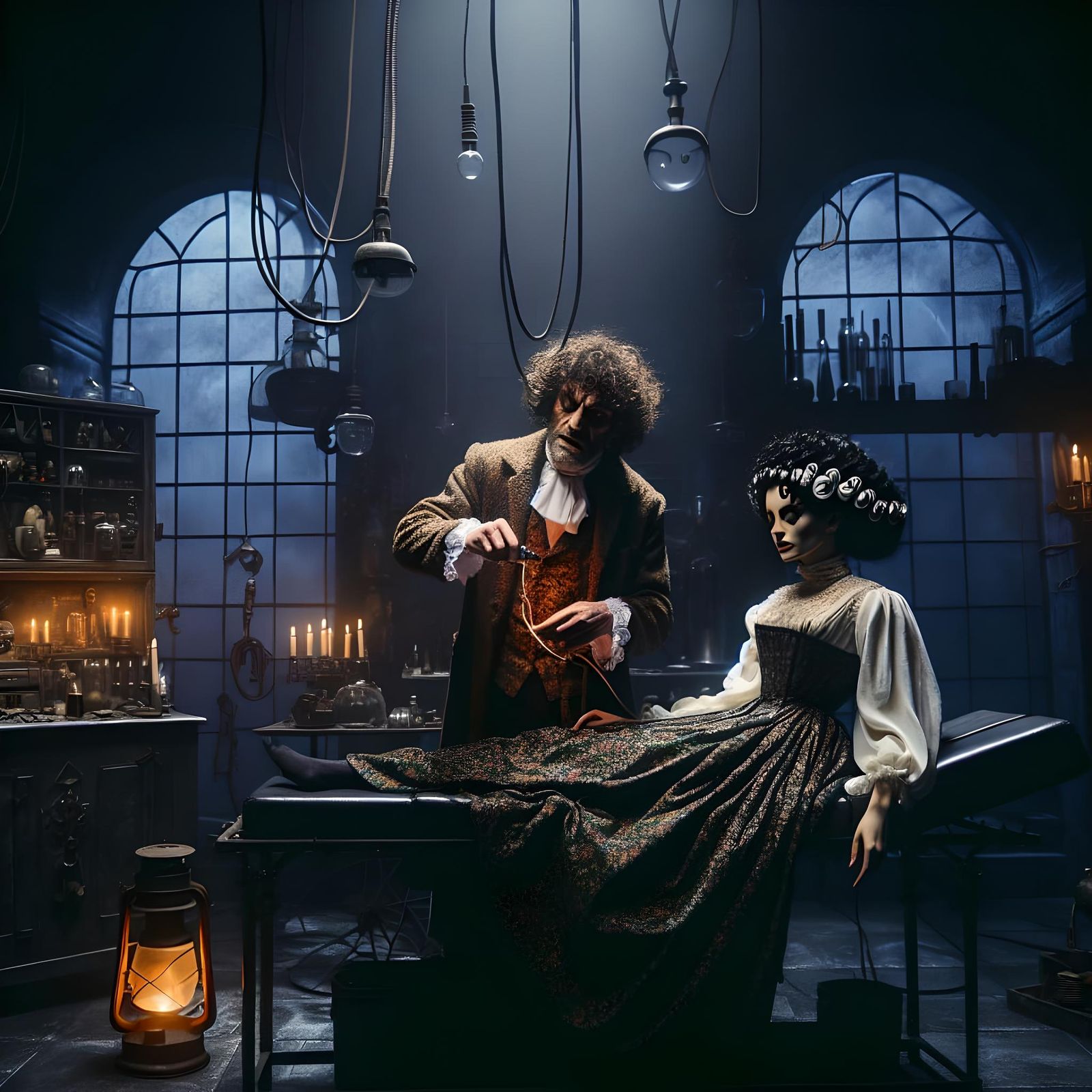 Frankenstein creates woman