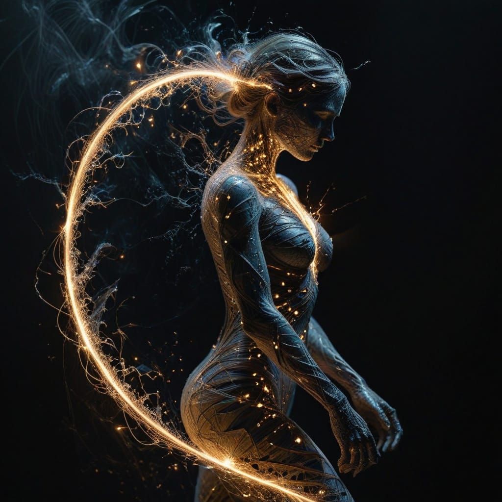 Soulful Fractals in Ethereal Light