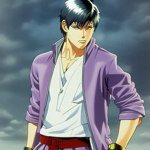 Tetsuo Kurata as Kyo Kusanagi: Digital Illustration