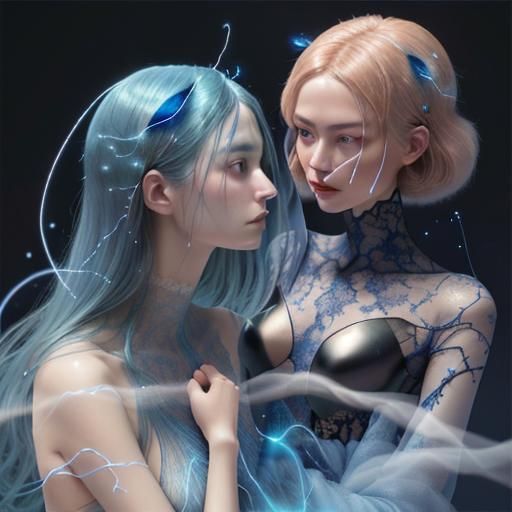 Abstract Neural Network in Expressionist Style