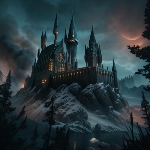 Cinematic Hogwarts School of Witchcraft, 8K