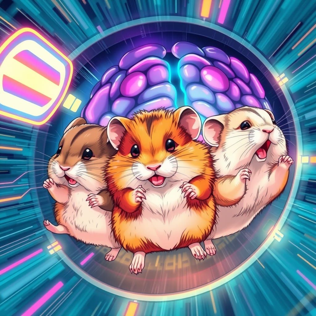 Hamsters in Brain: Anime-Inspired Manga