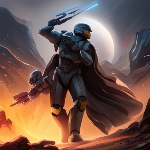 Epic Battle: Master Chief vs Darth Vader