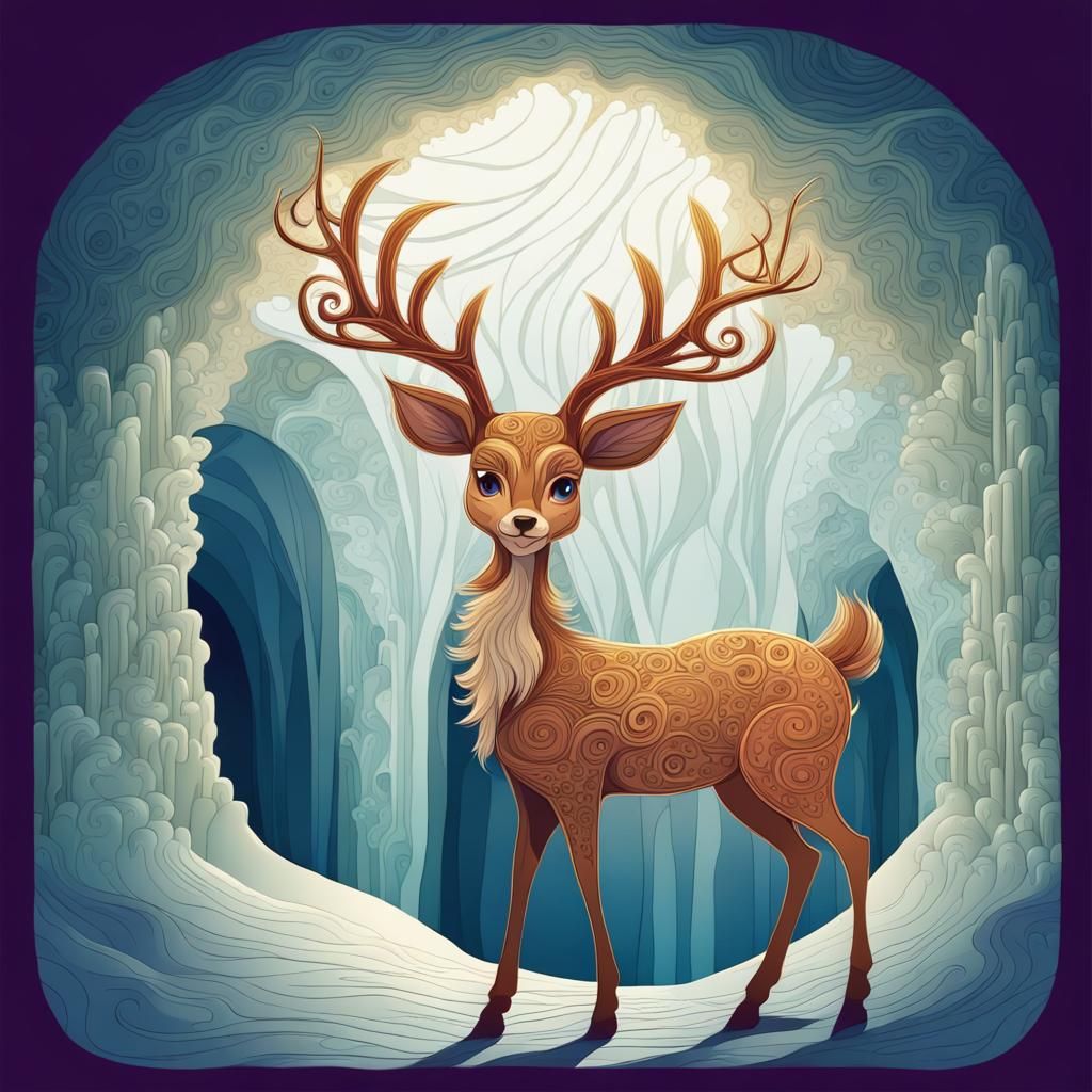 Fuzzy Deer Searches for Art Nouveau Castle