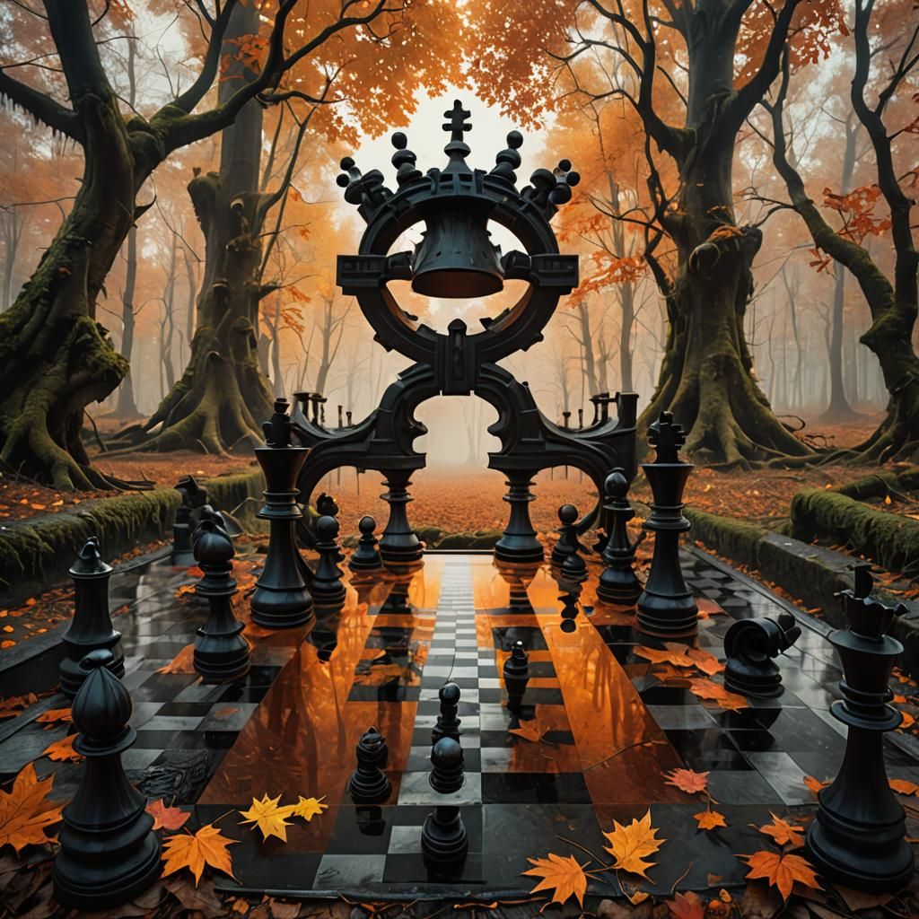 Surreal Unusual Chess Boards Puzzle Art Games Uncanny Valley...