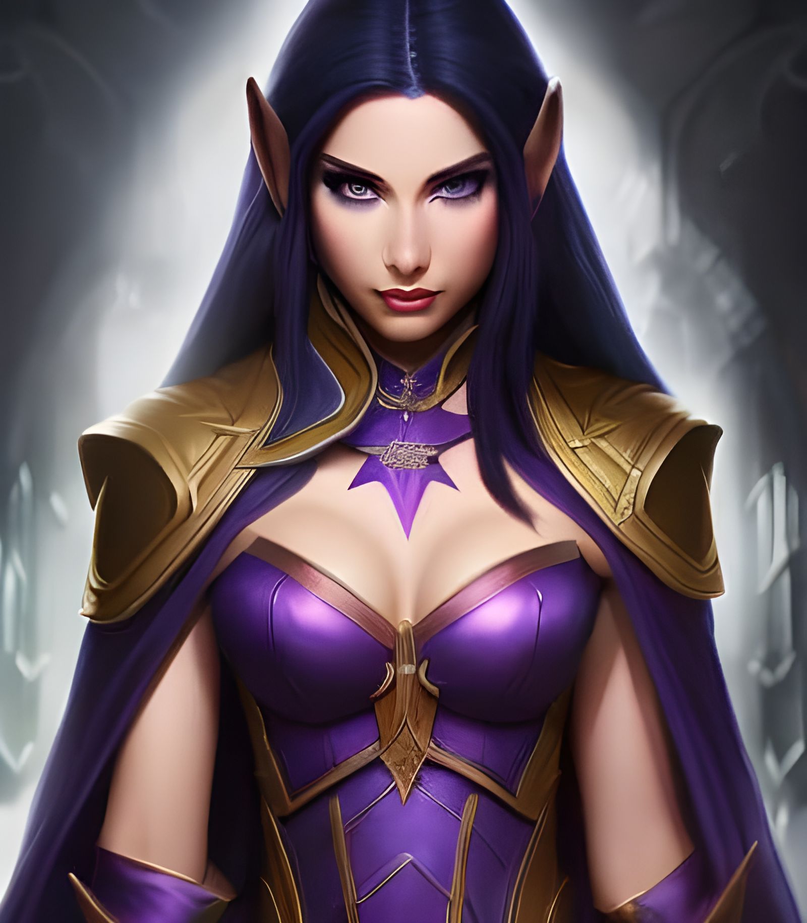 Luna The Elf Warlock