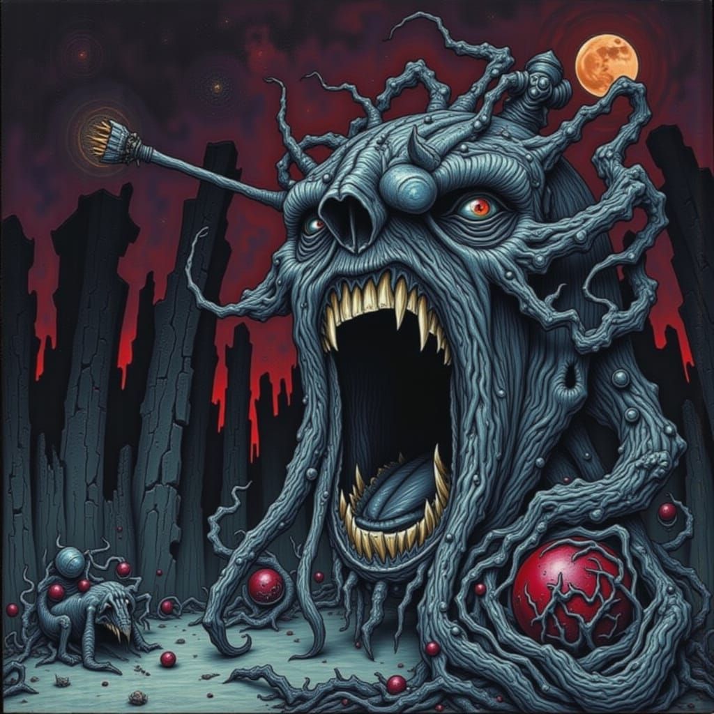 Shadows Leviathan Composition Art