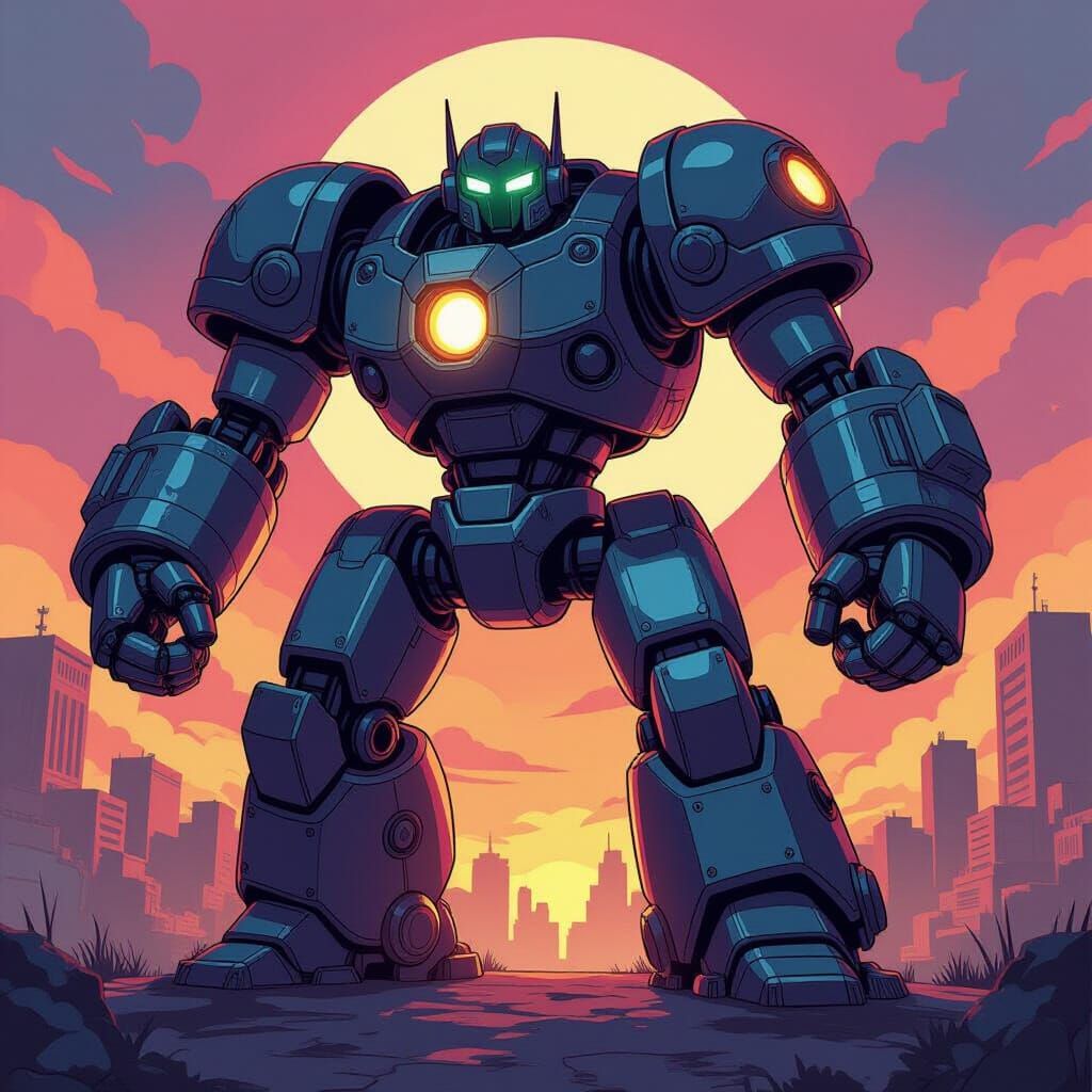 Blitzcrank in Studio Trigger Anime Style