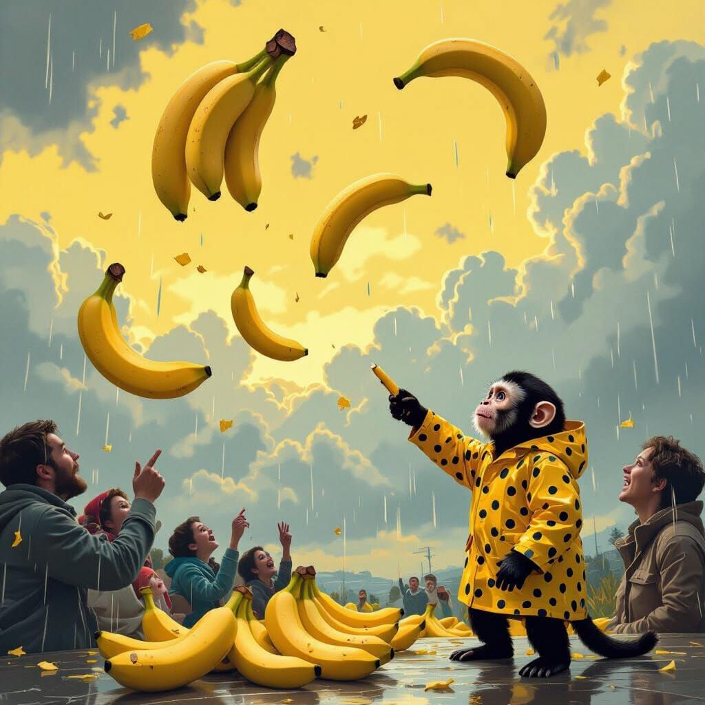 Banana Rain: Matte Painting Inspired by Stalenhag