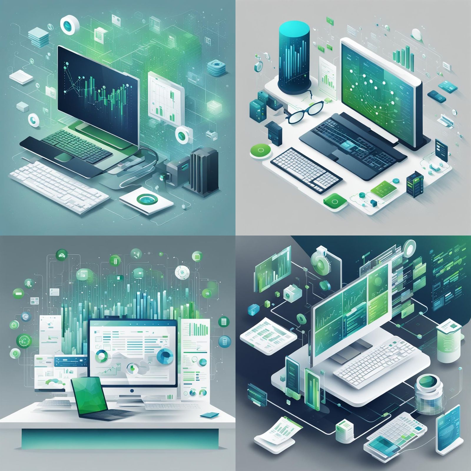 Data Flowing into Database: Modern Technology Visualization