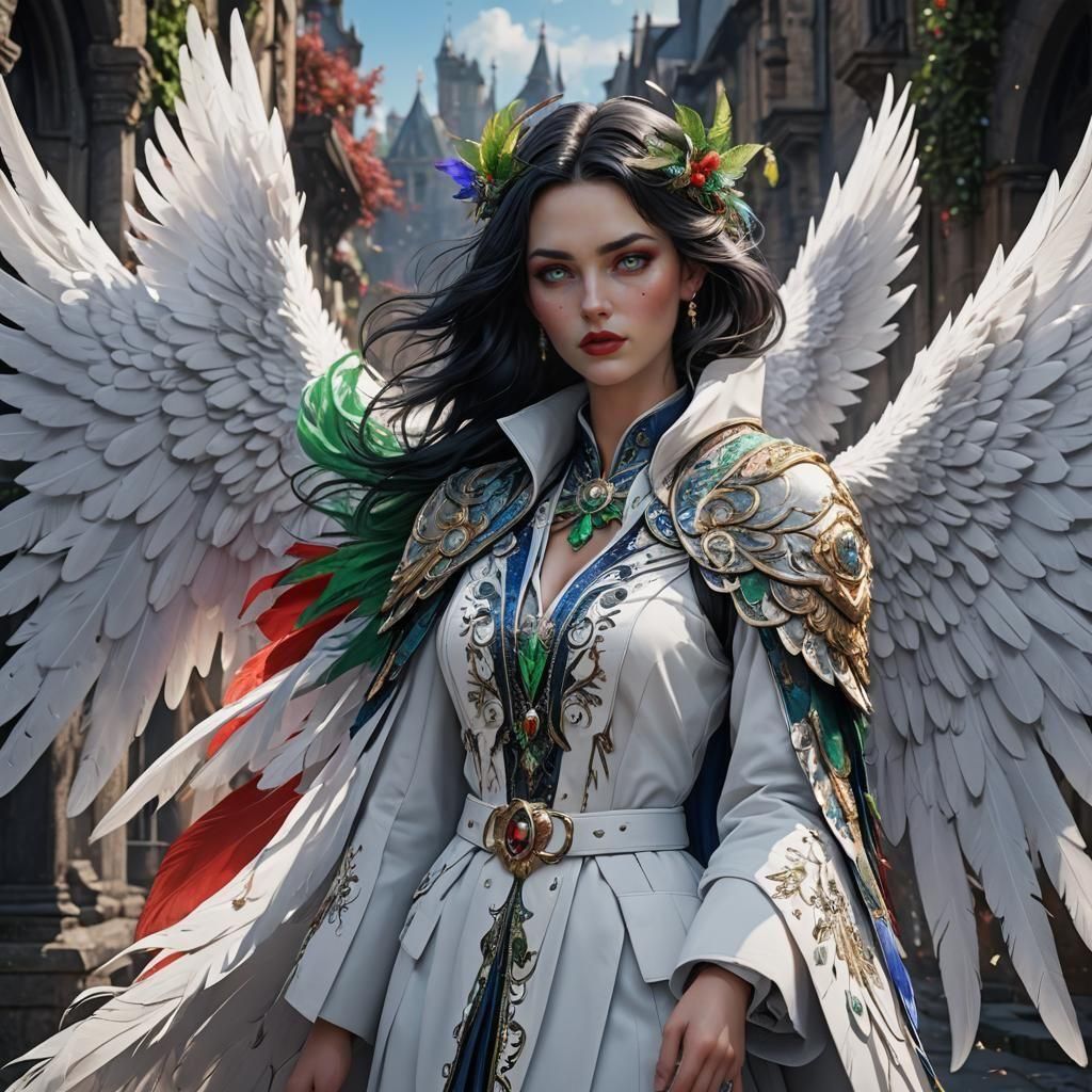 Umabel: Angel of Friendship in Detailed Digital Art