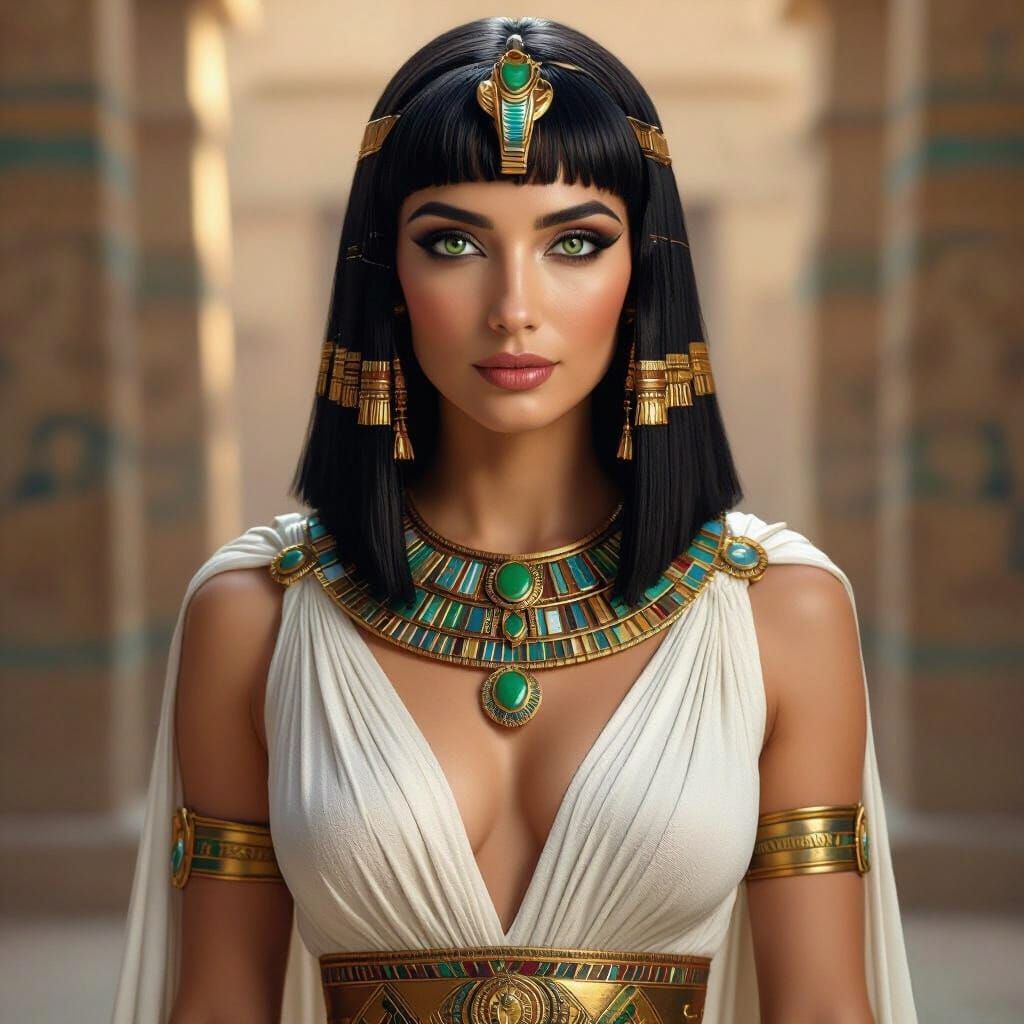 Cleopatra VII Queen of Egypt in Royal Garments