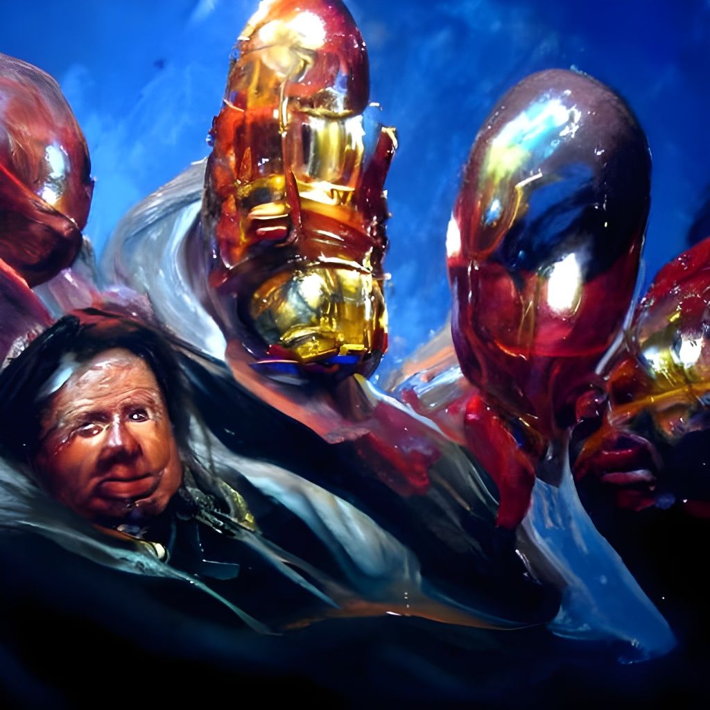 Avengers: Infinity War as Oil Painting