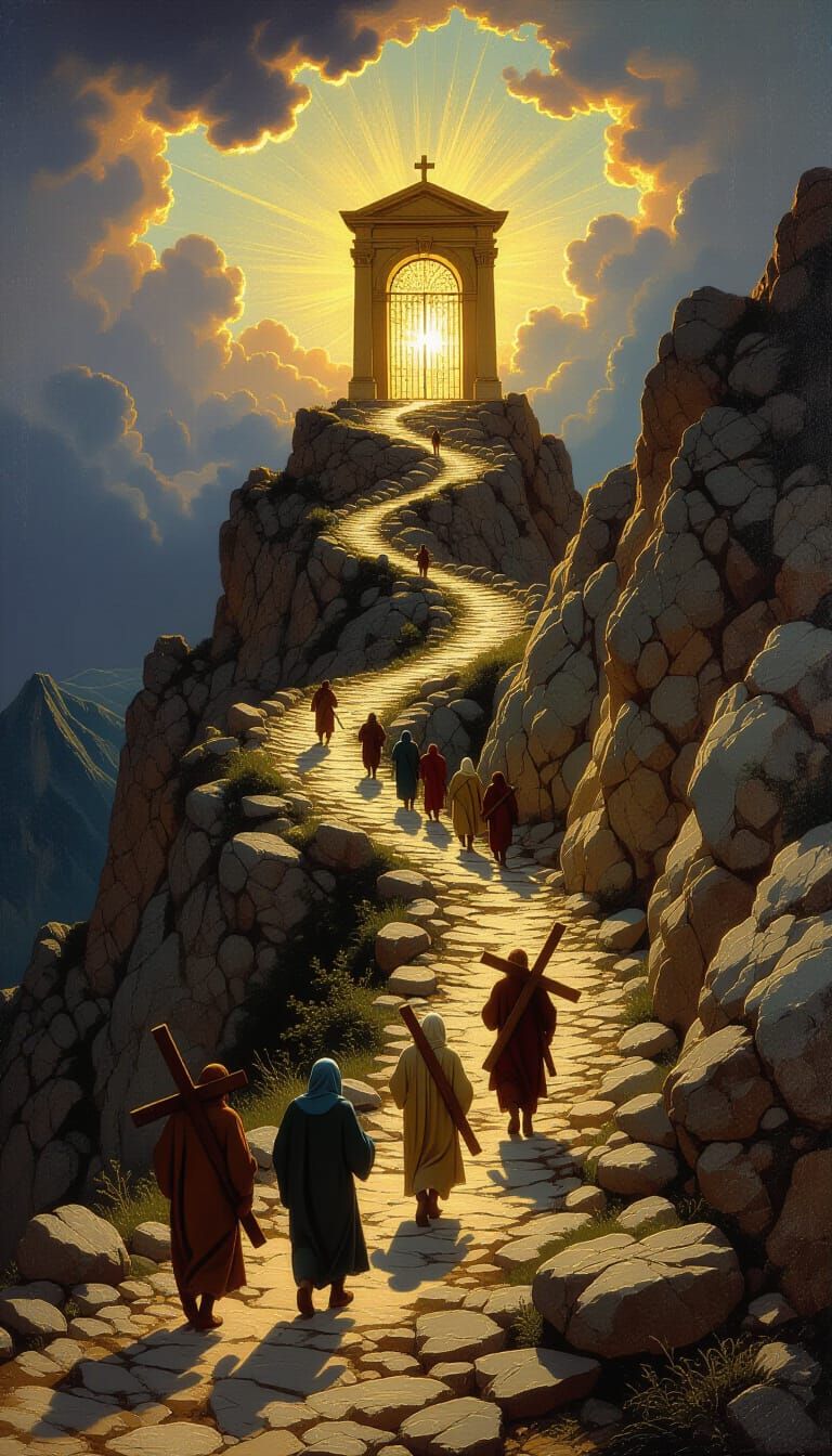 Baroque Painting: Road of Virtue to Salvation