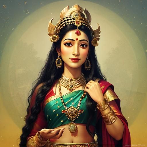 AI Interpretation of Parvati