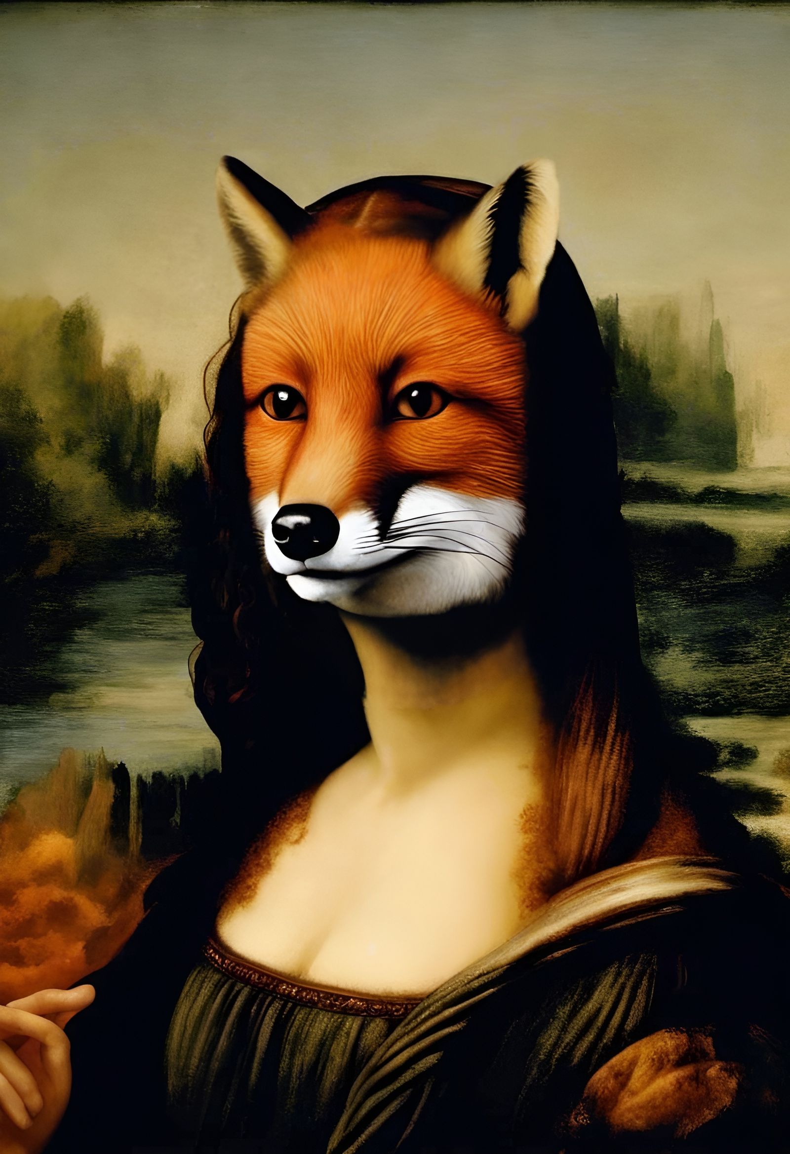 Foxy Mona Lisa.