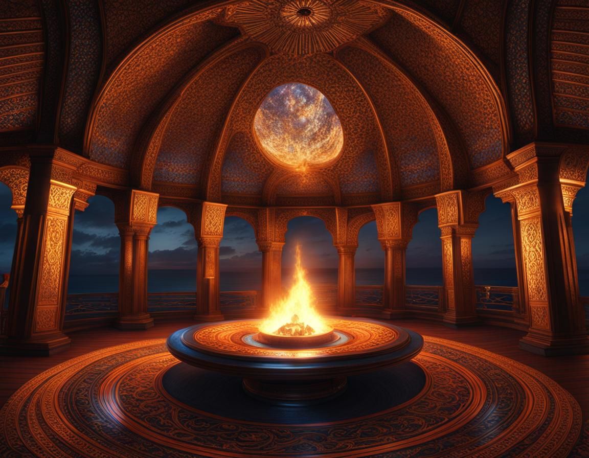 Hyperrealistic Abstract Scintillation with Volumetric Lighti...