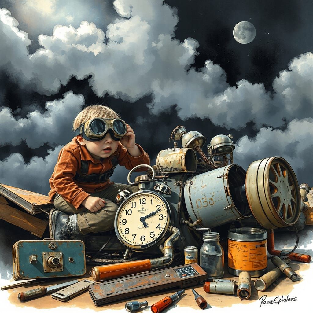 Children Build Time Machine: Maximalist Digital Art