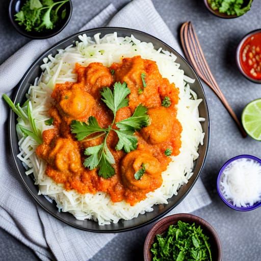 Delicious Indian Cuisine in a Dish