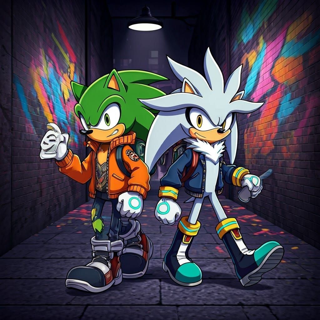 Urban Hedgehog Duo Creates Street Art Masterpiece