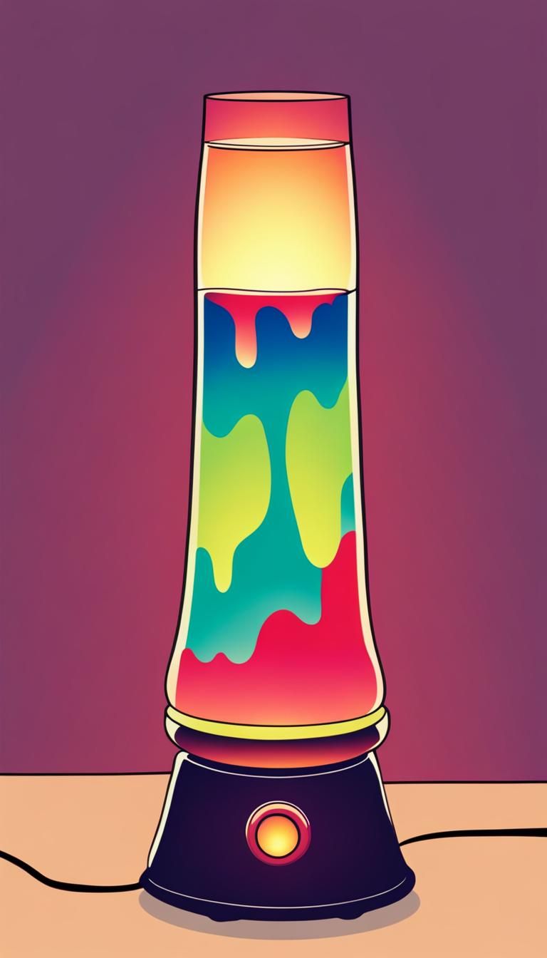 AI Generated Image of a Lava Lamp