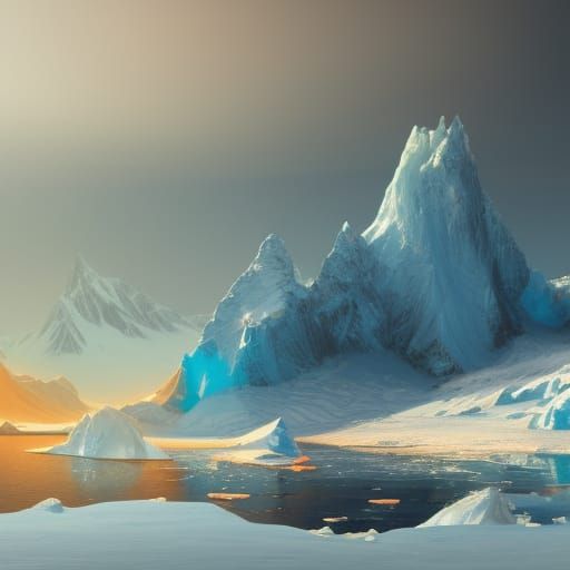 Antarctica Rhapsody: Hyperdetailed Concept Art in 8K