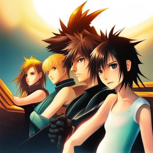 Final Fantasy VII Inspired Digital Art