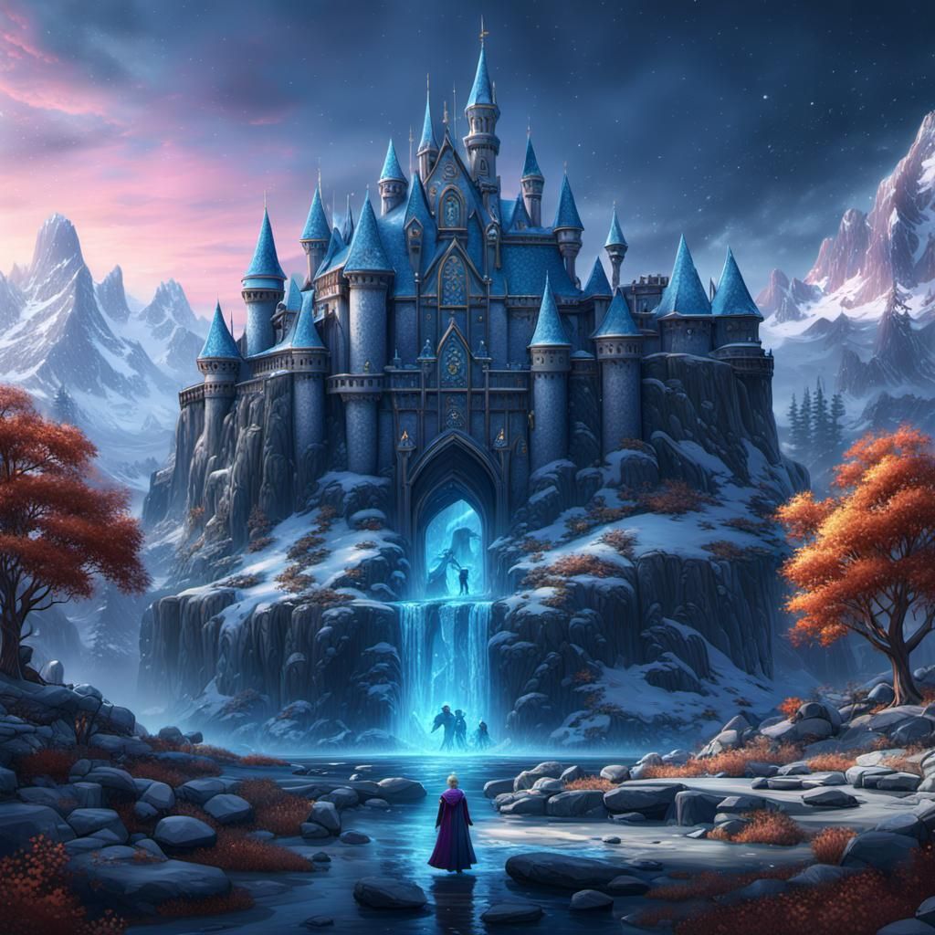 Elsa and Anna: Fantastical Concept Art in Deep Color