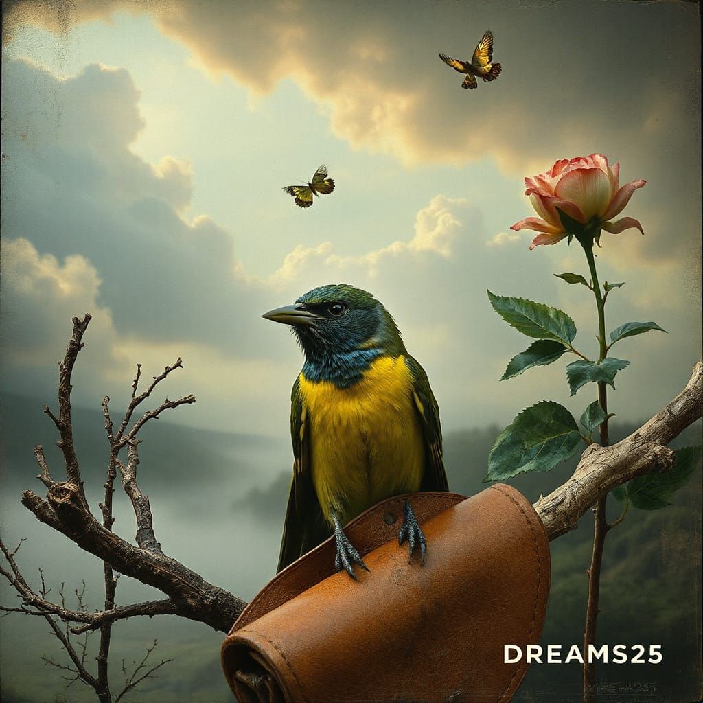 Richtig schlechte Kunst mit Lemonbird. Open prompt.