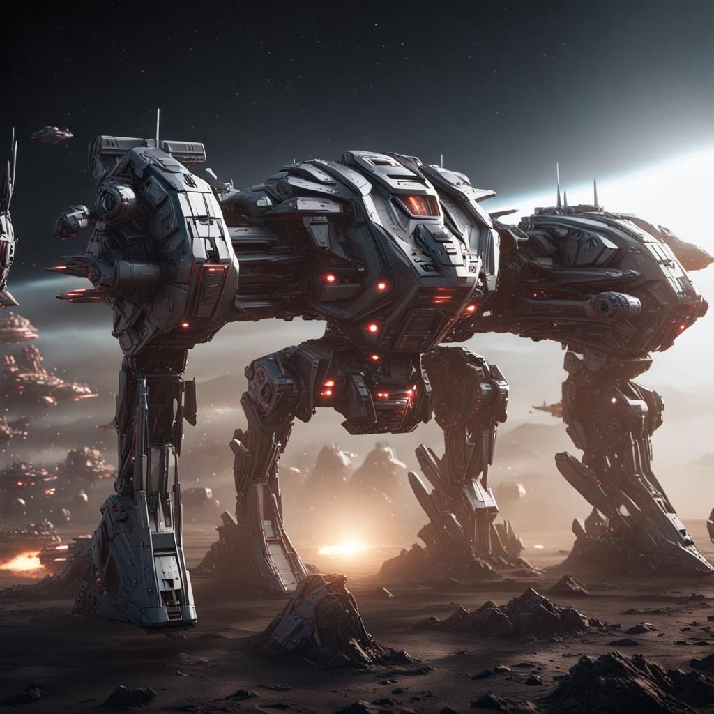 Epic Sci-Fi Fleet Battle in Unreal Engine 5