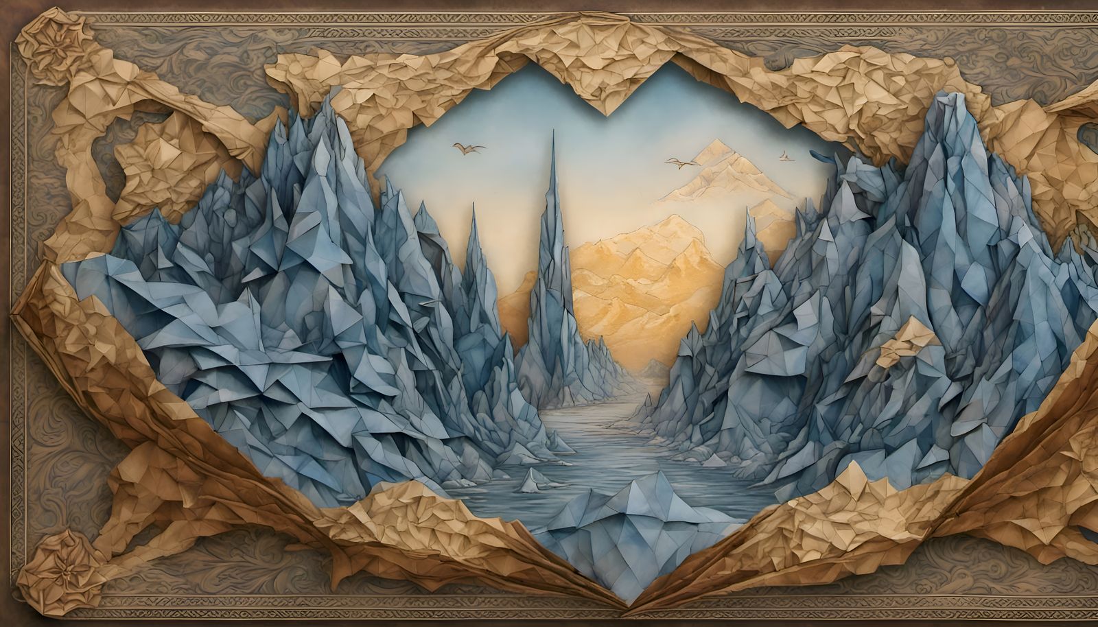 Lord of the Rings in Origami