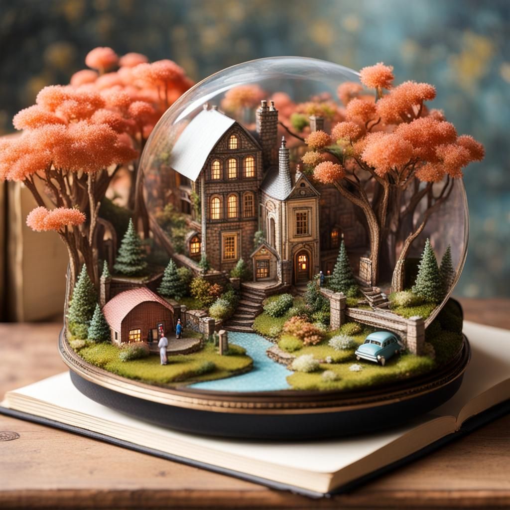 Enchanting Miniature Worlds in Bloom, Book, and Time