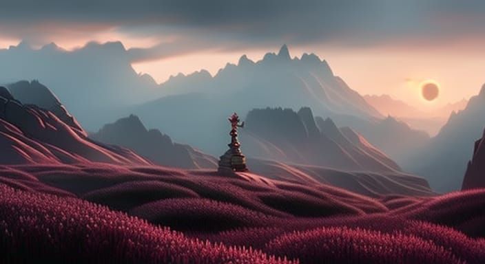 Surreal Dark Fantasy Horror Concept Art in 8K