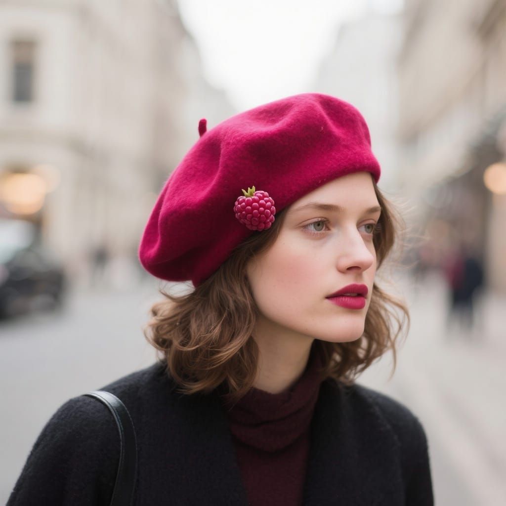 Raspberry Beret AI Image