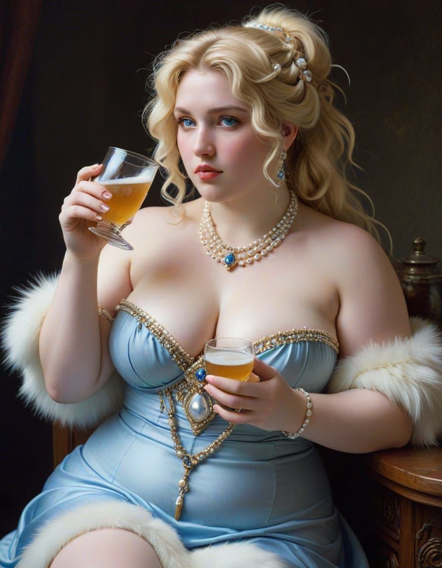 Beauty lies in the eyes of beer holder.